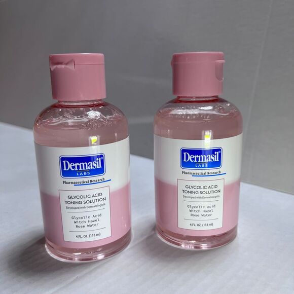 Glycolic Acid and Toning Solution with Witch Hazel‎ and Rosewater TIK TOK VIRAL - Picture 1 of 2